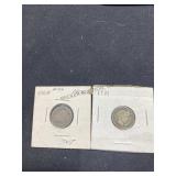 1906 & 1909 Liberty Head Dime, buyer to determine