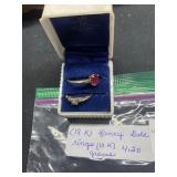 18K Fancy Gold Rings & 10K Ring, 4.20 Grams, buyer