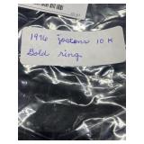1976 Jostens 10 K Gold Ring, buyer to determine au