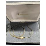 14K Gold Necklace Herff Jones 6 Grams, buyer to de