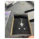 925 Silver Necklace & Rings, buyer to determine au