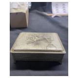 Silver Jewelry Box w/ Misc. Jewelry, buyer to dete