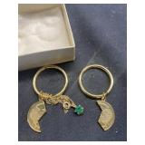 old Tone Earrings & Necklace, buyer to determine a