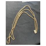 Heavy Bead Necklace, 48 Grams Pearls?, buyer to de