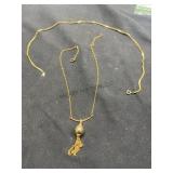 (2) Necklaces Marked, 22 Grams, buyer to determine