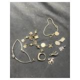 46 Grams Misc. Silver Jewelry, 925, buyer to deter