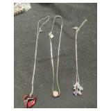 Silver Necklaces & More, buyer to determine authen