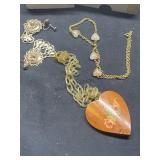Vintage Earrings & Necklace, buyer to determine au