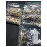 (6) Bags of Vintage Jewelry & Brooches, buyer to d