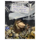 (14) Pairs of Gold Plated Earrings, buyer to deter