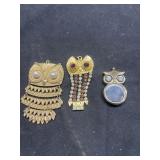 Owl Jewelry, buyer to determine authenticity, cond