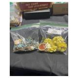 (2) Bags of Vintage Jewelry, buyer to determine au