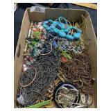 Large Flat of Jewelry, buyer to determine authenti