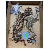 Flat of Jewelry, buyer to determine authenticity,