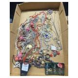 Flat of Jewelry, buyer to determine authenticity,