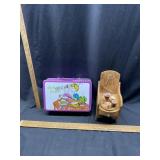 Quilters Metal Suitcase & Sewing Notions Rack