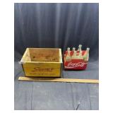 Squirt Soda Case & Coca-Cola Bottles