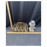 Ice-o-Matic Ice Maker & Bar Glass Set