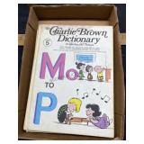 (4) Vintage Charlie Brown Dictionary Books