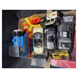 Flat of Toy Cars, Trucks, and Tonka Dozer