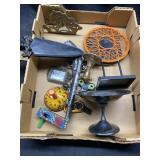 Toy Gun, Metal Sword with Sheath, Vintage Metal To