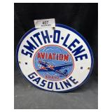 Aviation Gasoline Porcelain Sign
