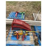 Metal Ramps, Car Jacks, & Floor Jack (needs work)
