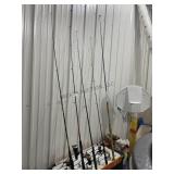 (4) Rods & Reels (one is Lewis) & (1) Big South Be