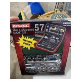 57P 1/4"/3/8" Socket Set