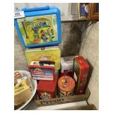 Assorted Lunchboxes & Tins (one Hamburger Dan)
