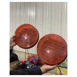 (2) Railroad Lights; 12" Round