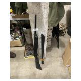 Fiskars Machete & BB Gun (needs TLC)