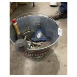 Washington Nationals Galvanized Bucket w/ Tools &