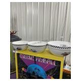 Nascar 3-Pc. Bowl Set