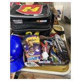 Various Sports Koozies & Chicago Cubs Cap