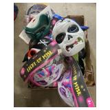 Lot of Halloween Masks, Welding Glasses, & Hallowe
