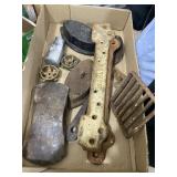 Axe Head, Sad Iron, & Other Cast-Iron Items