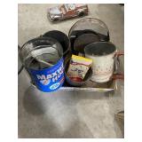 Vintage Sifters, Sifting Screen, & Vintage Tins