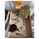 Solid Copper Cup, Brass Plaque, Sinkers