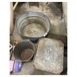 Galvanized Tub/Pale/etc.