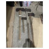 (2) Axes, Double Head Ax, Hatchet
