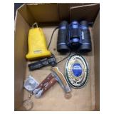 Binoculars, Pocket Knife, Belt Buckle & More