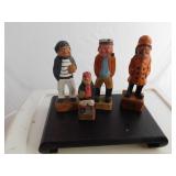VINTAGE NAUTICAL HAND CARVED FIGURINES SAILOR, SAI