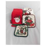Christmas Kitchen Towels & Hot pads NEW