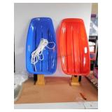 2 noproto Snow Sled, Plastic Flexible Flyer Snow S