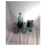 1 Vtg Codd Neck 10oz Bottle Marble Wm H Baxter Has