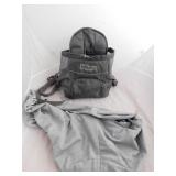 Outward Hound Pooch Pouch Gray Front Carrier for D