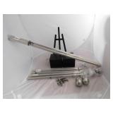 Rod Decyne Arman 13/16" Corner Window Curtain Rod,