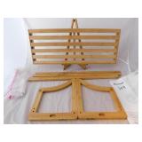 Tangkula Wall Mount Bathroom Shelf with Towel Bars