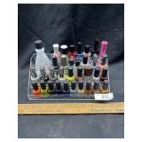 Large Lot of Varies Nail Polish & Remover